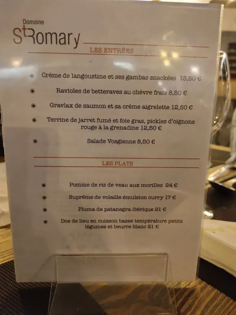 Menu_Domaine de saint Romary_Saint-Étienne-lès-Remiremont_image_4
