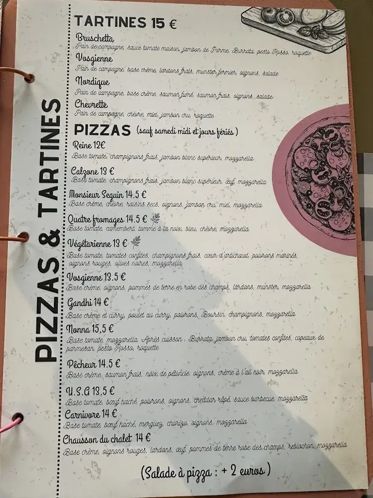 Menu_Restaurant et pizzeria - Le Chalet D'Etienne_Saint-Étienne-lès-Remiremont_image_4