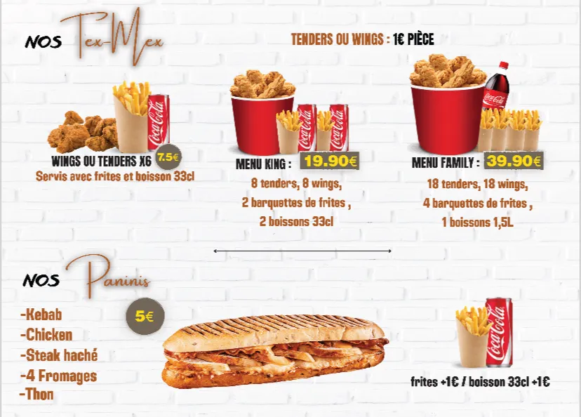Menu_O’KINGS Fast Food Romilly sur Seine_Romilly-sur-Seine_image_3