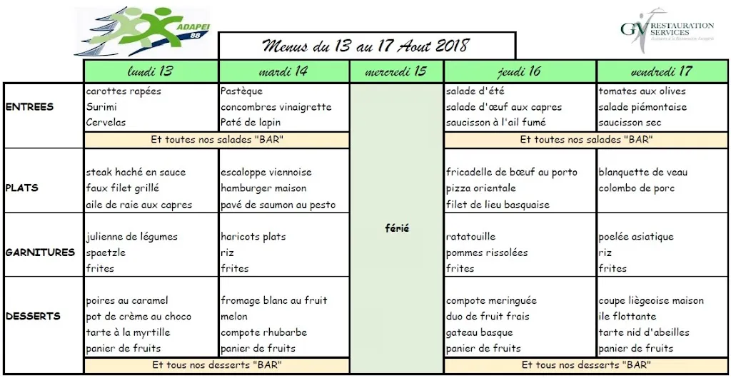 Menu_Restaurant / Self Le BELMONT_Saint-Michel-sur-Meurthe_image_1