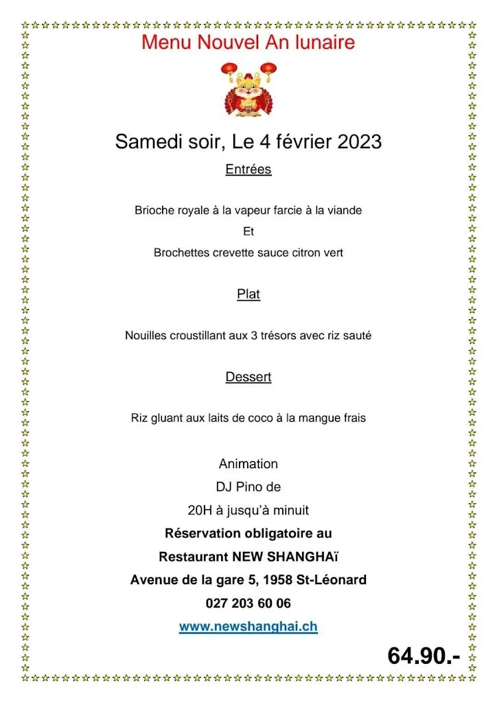 Menu_Restaurant New Shanghaï_Saint-Léonard_image_2