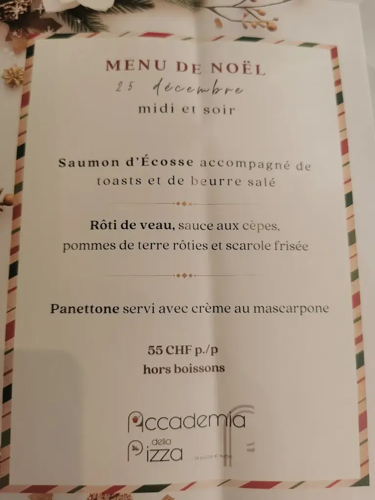 Menu_Accademia della Pizza_Saint-Léonard_image_1