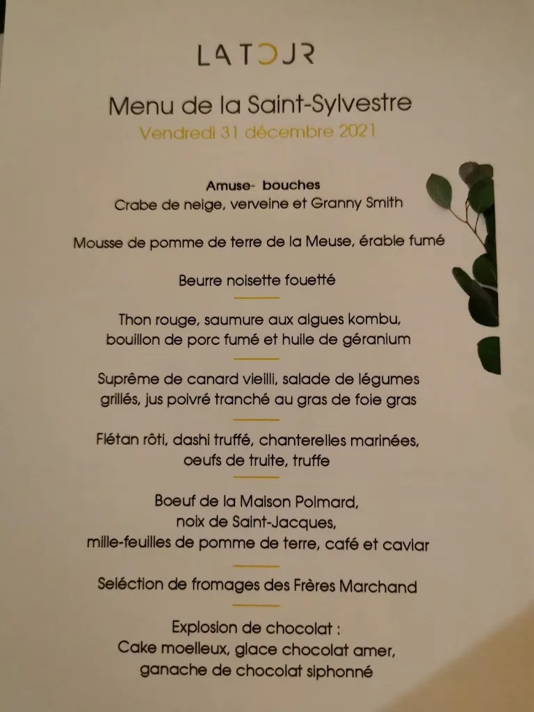 Menu_La Tour Restaurant_Saint-Privat-la-Montagne_image_1