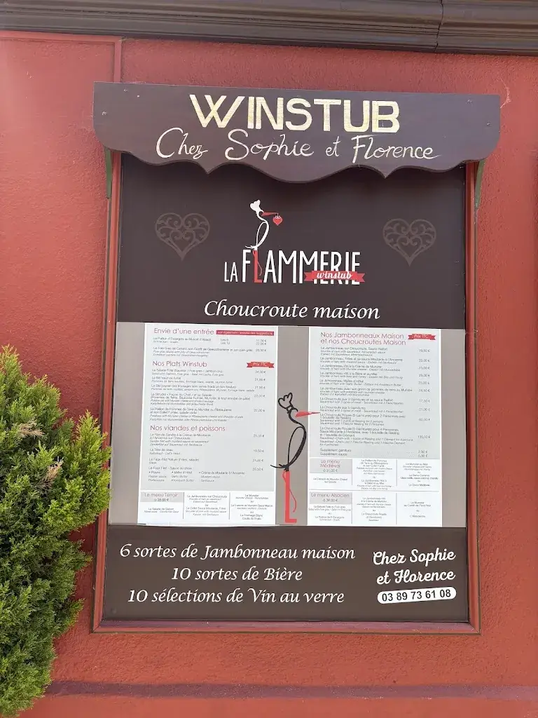 Menu_Winstub La Flammerie_Ribeauvillé_imagen_1