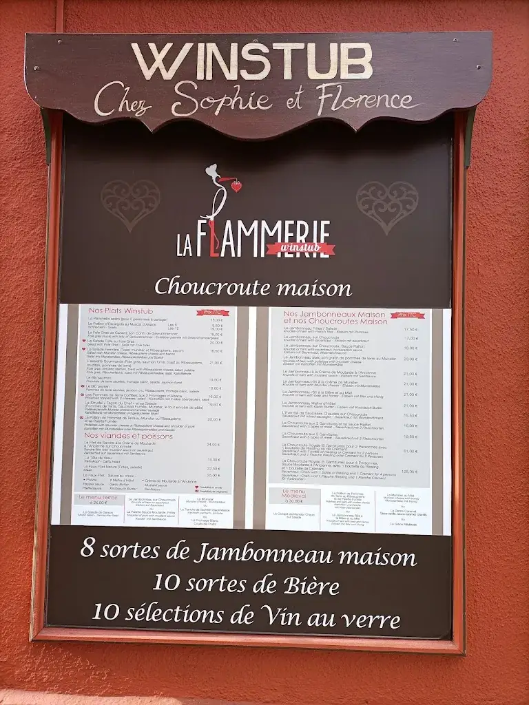Menu_Winstub La Flammerie_Ribeauvillé_imagen_4