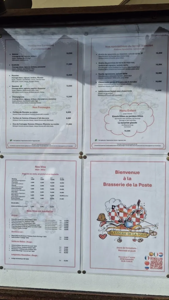 Menu_Brasserie de la Poste_Ribeauvillé_image_1