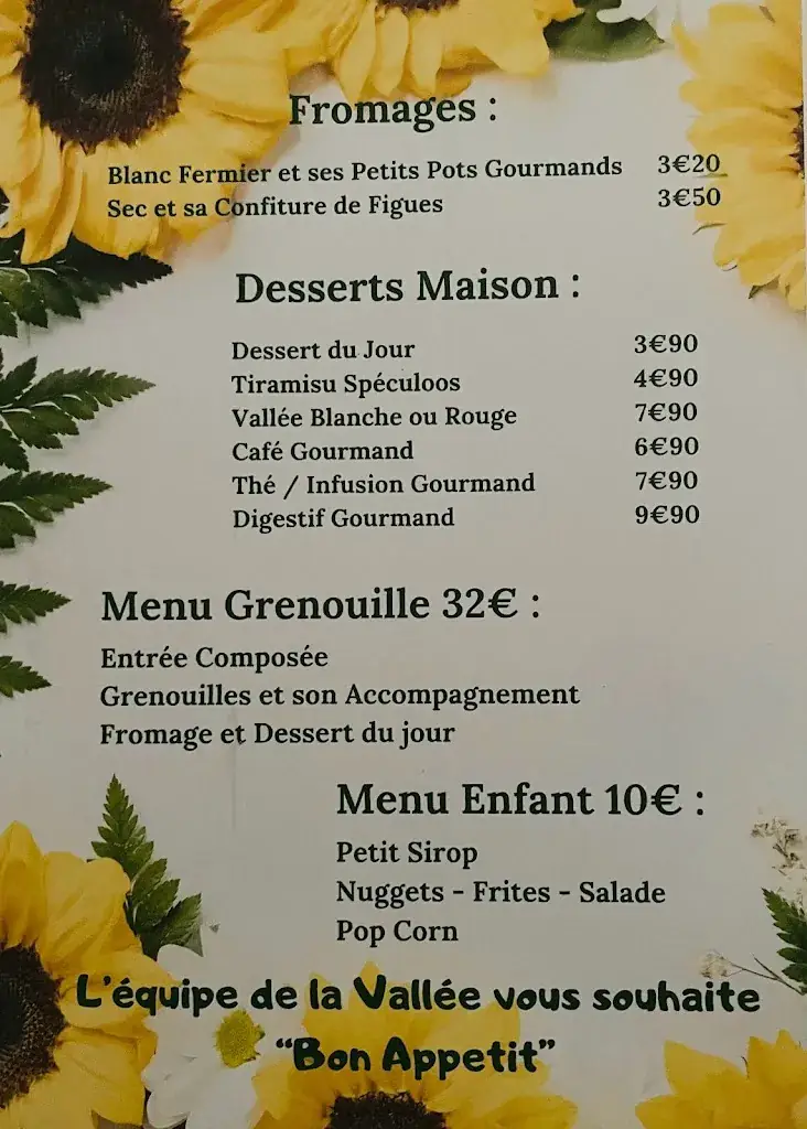 Menü_Auberge de la Vallée_Saint-Jean-la-Bussière_Bild_1