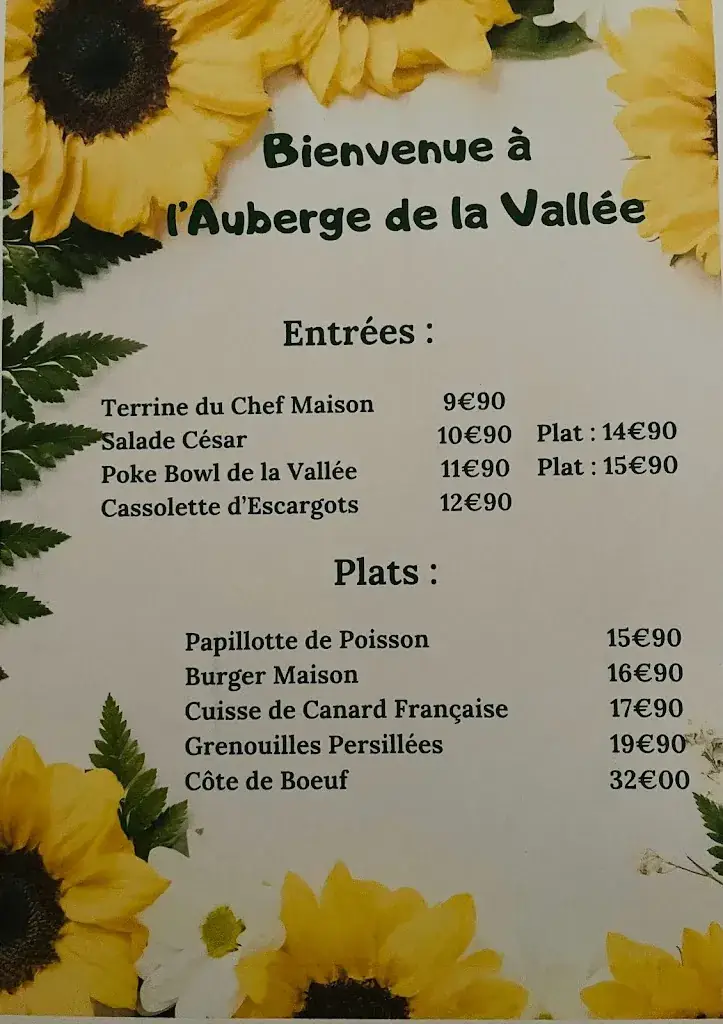 Menü_Auberge de la Vallée_Saint-Jean-la-Bussière_Bild_4