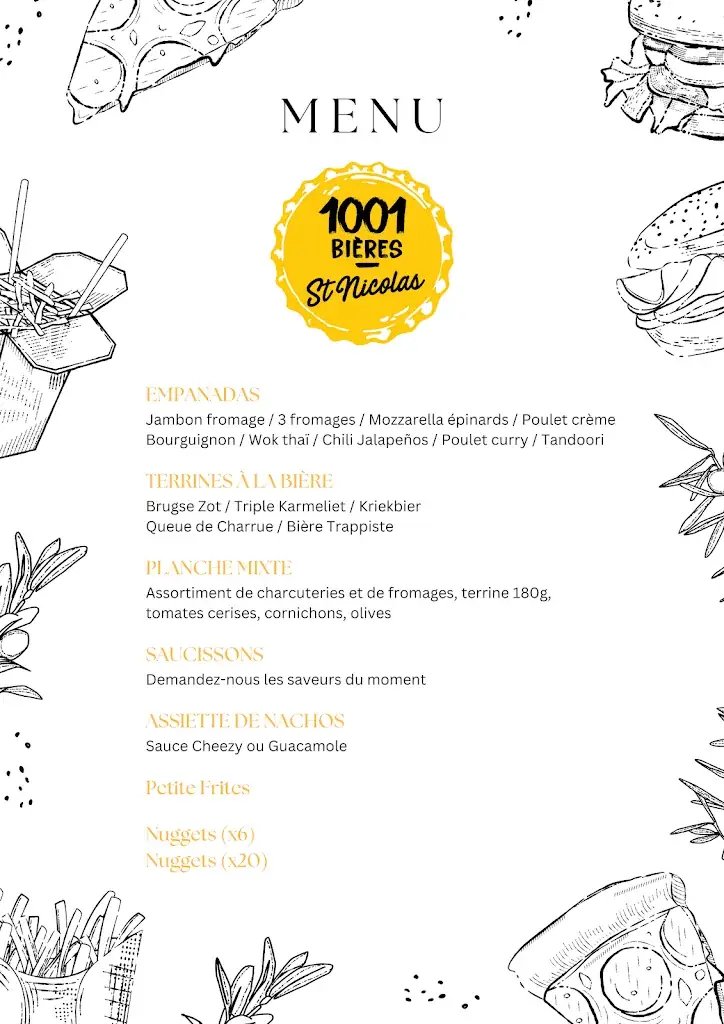 Menu_1001 Bières Saint-Nicolas-de-Port_Saint-Nicolas-de-Port_image_4