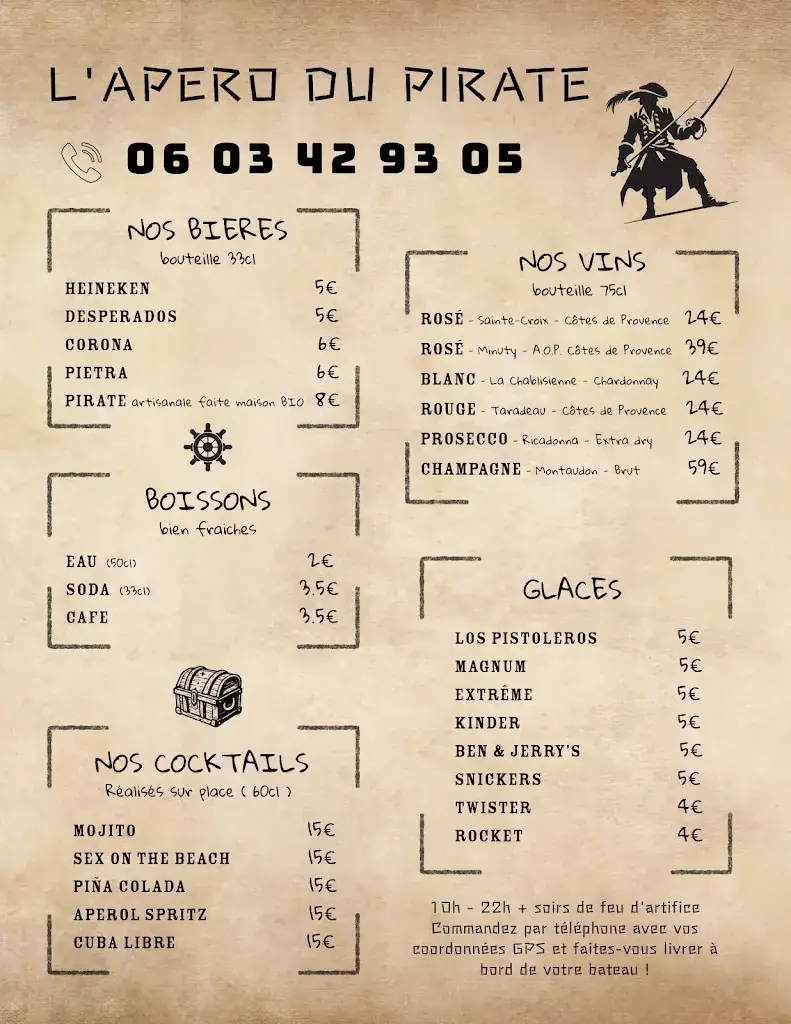 Menu_L’apéro du Pirate_Cannes_image_1