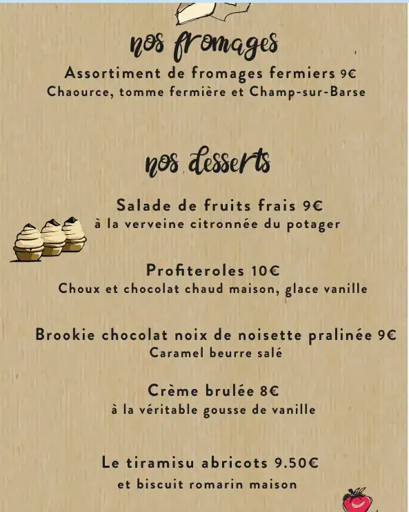 Menu_Au Bistro_Sainte-Savine_image_2