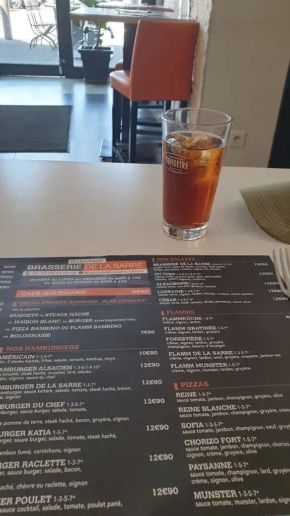 Menu_SAS Brasserie de la Sarre_Sarre-Union_immagine_1