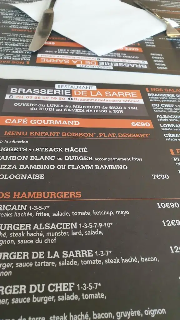 Menu_SAS Brasserie de la Sarre_Sarre-Union_immagine_4