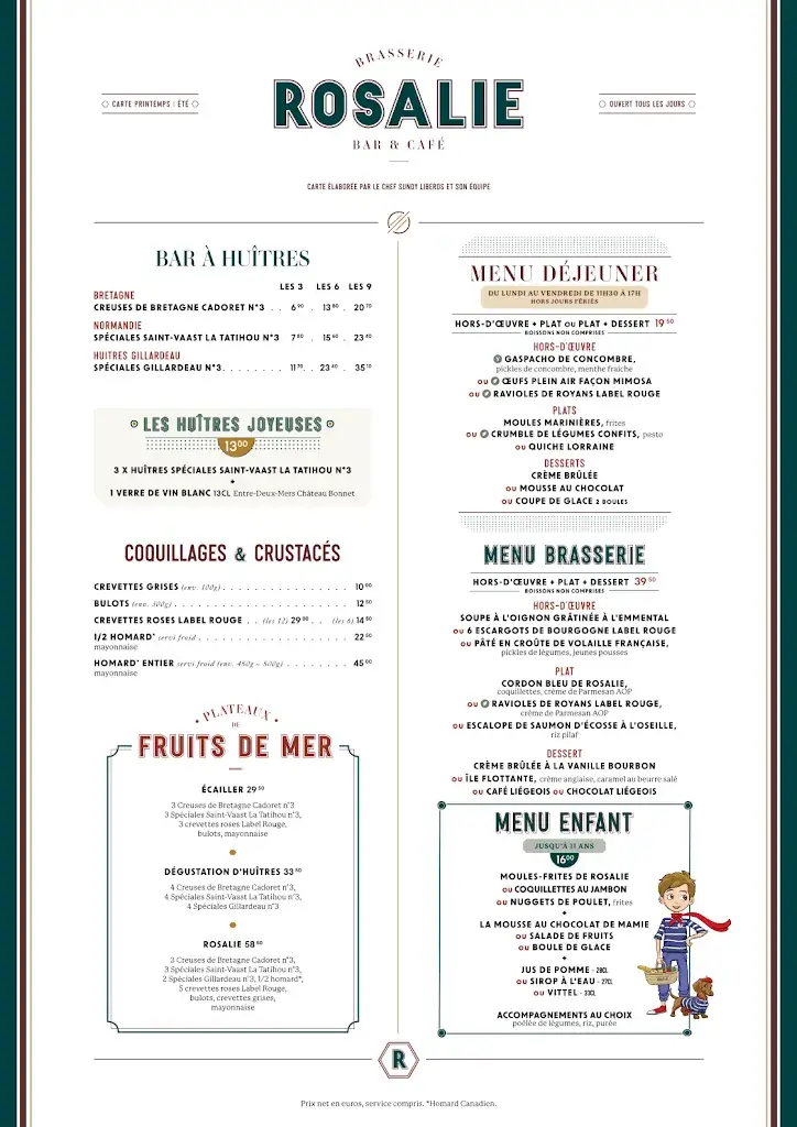 Menu_Brasserie Rosalie_Chessy_image_1
