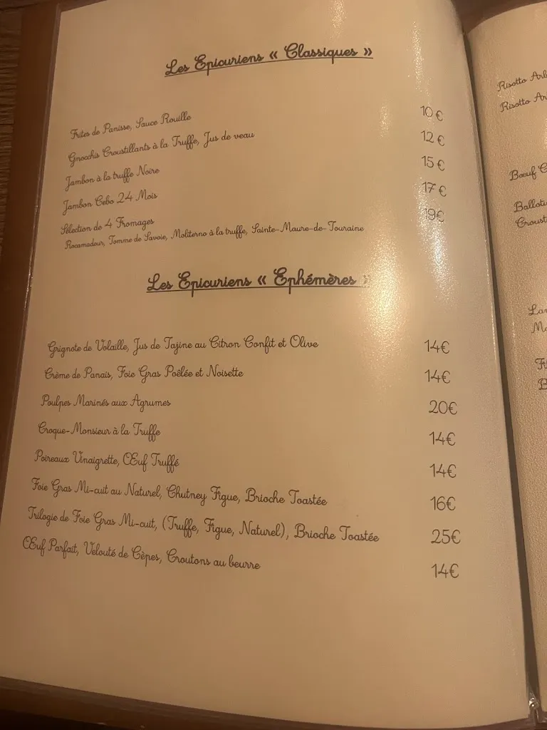Menu_Bacchus L'Épicurien Restaurant à Saint Maximin_Saint-Maximin-la-Sainte-Baume_image_4