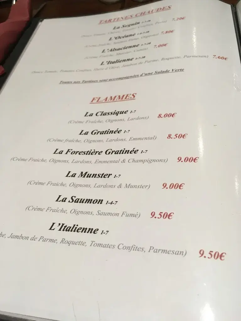 Menu_La Brasserie Des Arts - Restaurant Bar à Sarreguemines_Sarreguemines_image_4