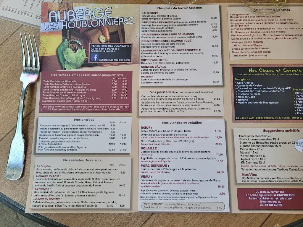 Menu_Auberge Les Houblonnières_Stutzheim-Offenheim_image_1