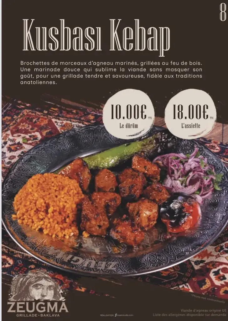 Menü_Restaurant Zeugma_Schiltigheim_Bild_2