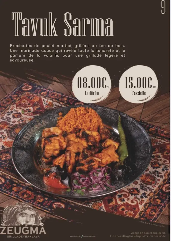 Menü_Restaurant Zeugma_Schiltigheim_Bild_3