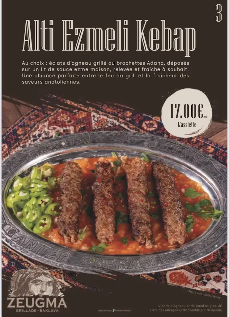 Menü_Restaurant Zeugma_Schiltigheim_Bild_4