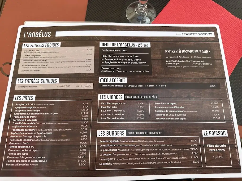 Menu_L'ANGELUS - restaurant_Saulxures-sur-Moselotte_immagine_1