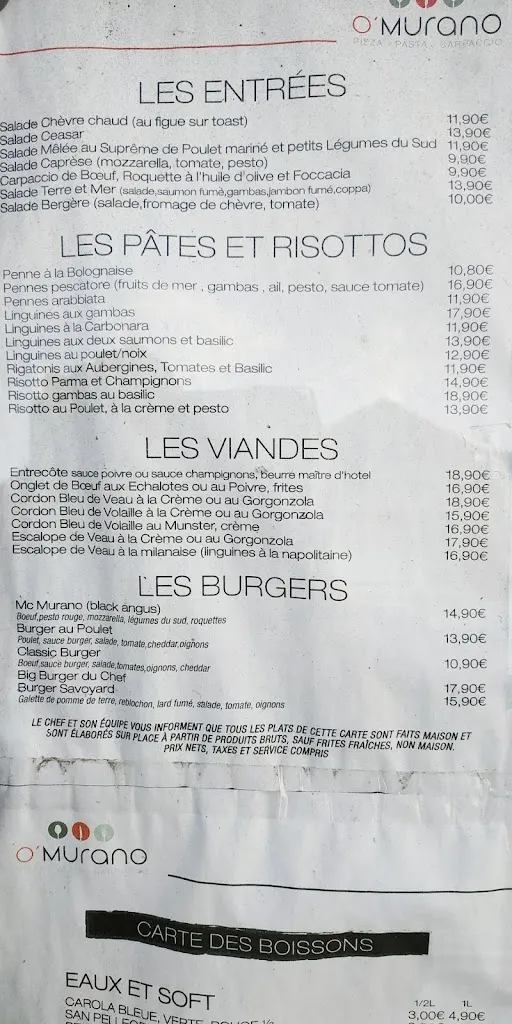 Menu_O Murano_Schweighouse-sur-Moder_image_2