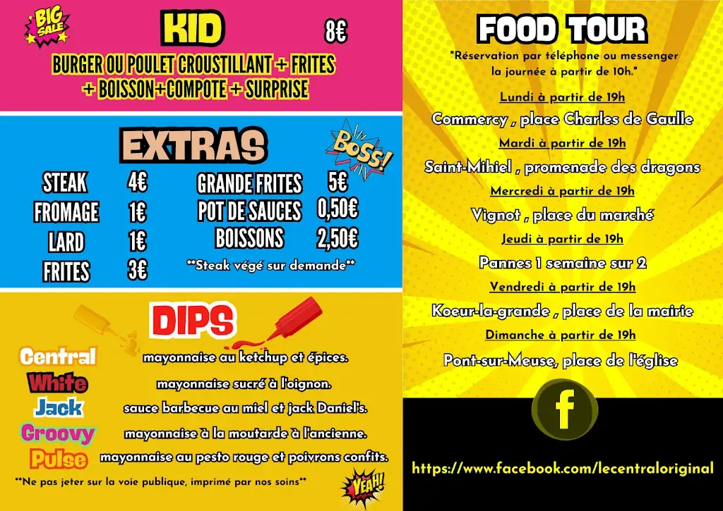 Menu_Food truck Le Central 𝓥𝓲𝓬𝓮-𝓬𝓱𝓪𝓶𝓹𝓲𝓸𝓷 𝓦𝓸𝓻𝓵𝓭 𝓯𝓸𝓸𝓭 𝓒𝓱𝓪𝓶𝓹𝓲𝓸𝓷𝓼𝓱𝓲𝓹 et 𝕮𝖍𝖆𝖒𝖕𝖎𝖔𝖓 𝕹𝖔𝖗𝖉-𝖊𝖘𝖙 𝖉𝖚 𝖇𝖚𝖗𝖌𝖊𝖗 ®_Saint-Mihiel_image_1