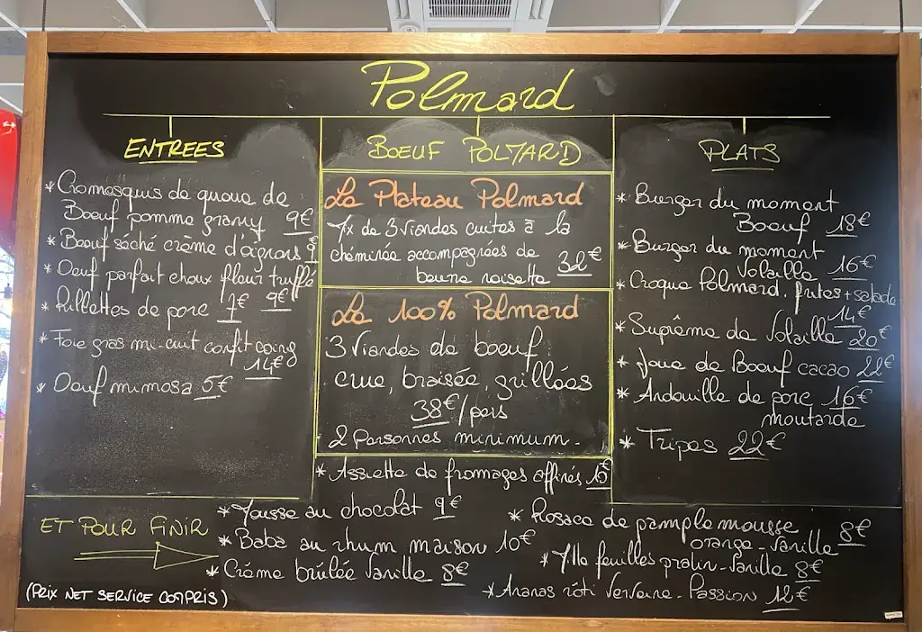 Menu_Restaurant Polmard Saint-Mihiel_Saint-Mihiel_image_1