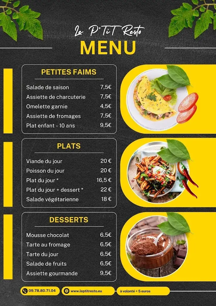 Menu_Le p'tit resto_Serémange-Erzange_image_1