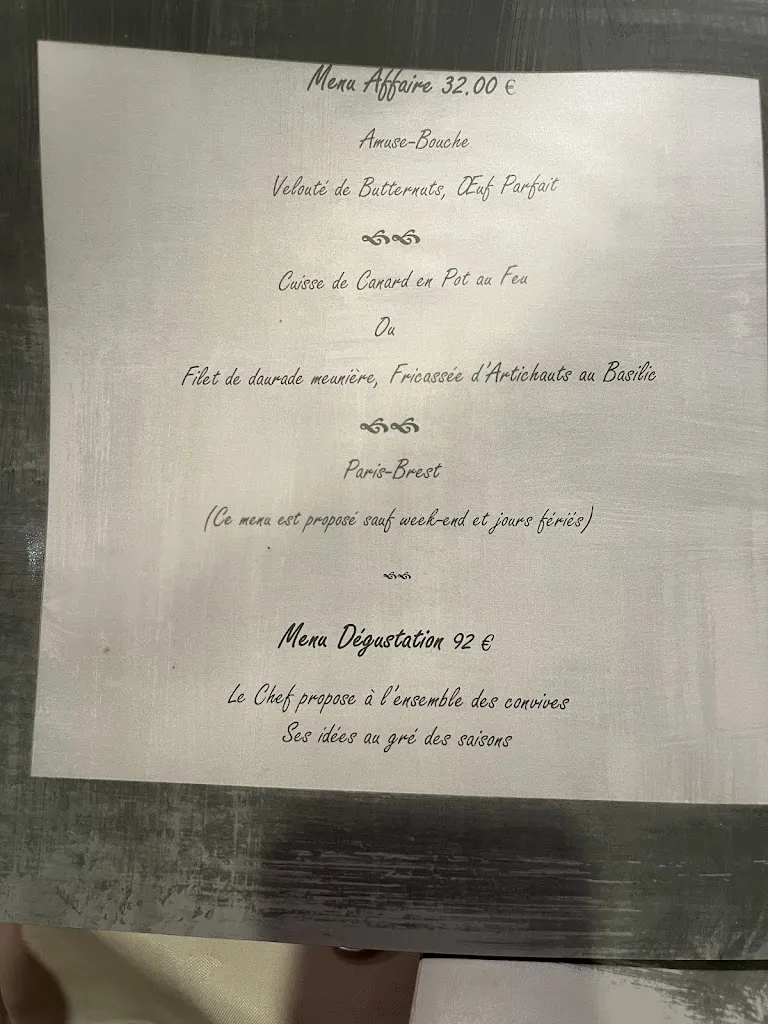 Menu_Le Relais de Sillery_Sillery_image_1