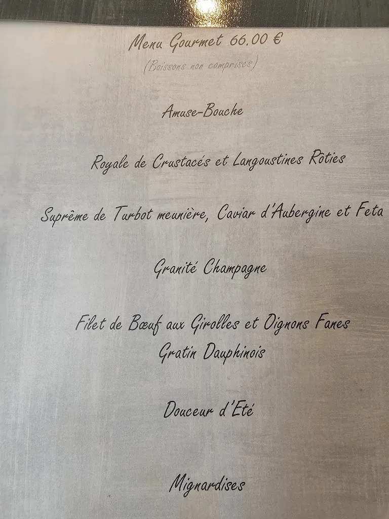 Menu_Le Relais de Sillery_Sillery_image_3