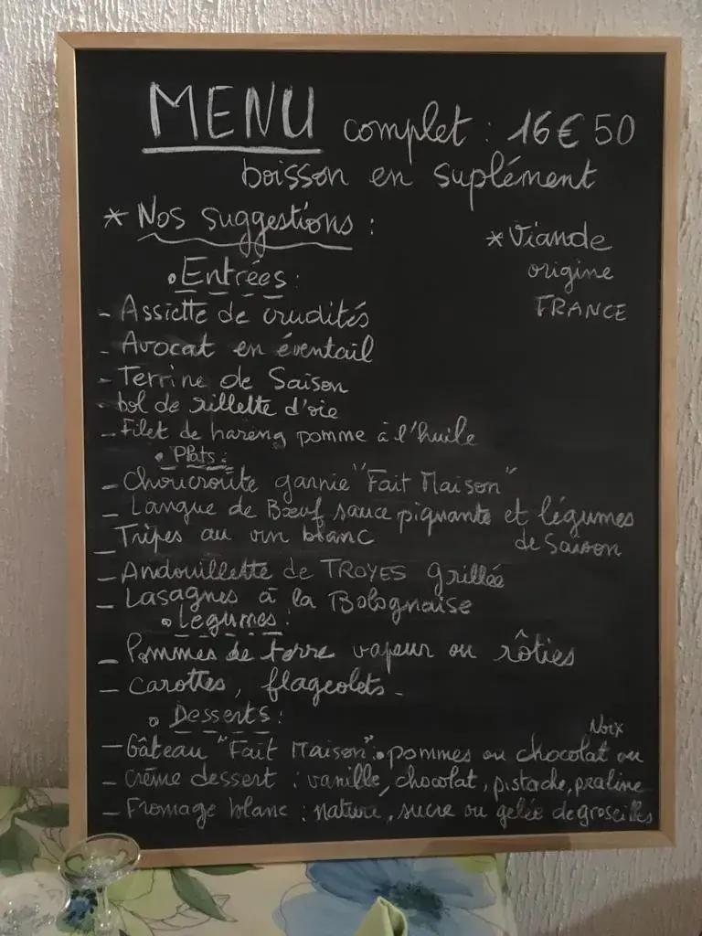 Menu_RESTAURANT LE P’TIT PUB - SERMAIZE LES BAINS_Sermaize-les-Bains_image_1