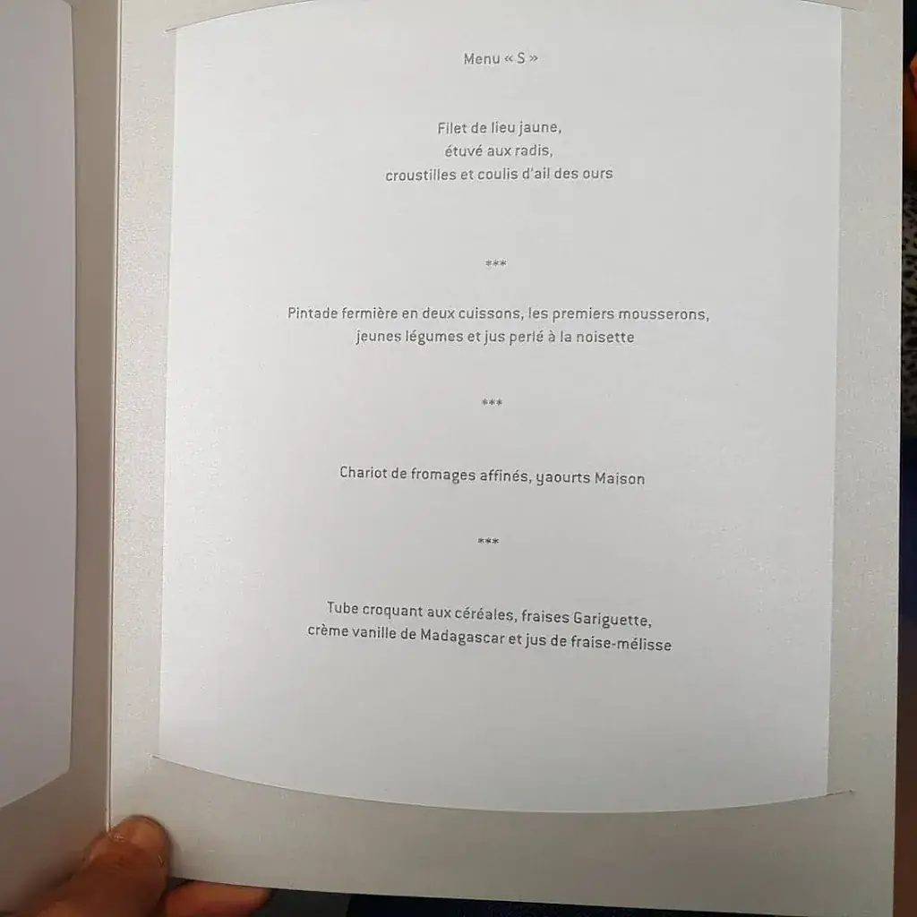 Menu_Relais & Châteaux Serge Vieira_Chaudes-Aigues_image_2