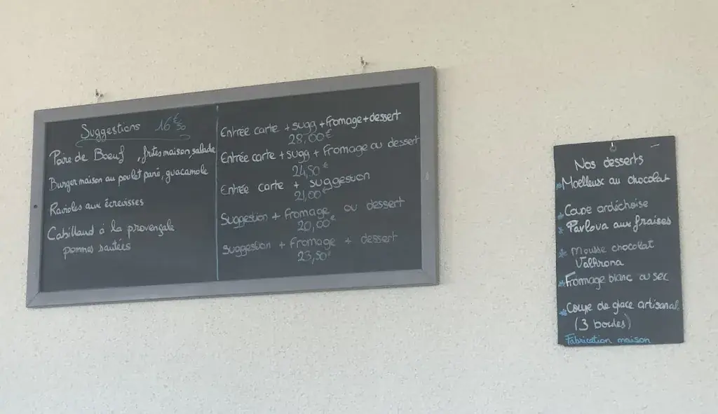 Menu_Restaurant Bar Des Ailes_Albon_image_1