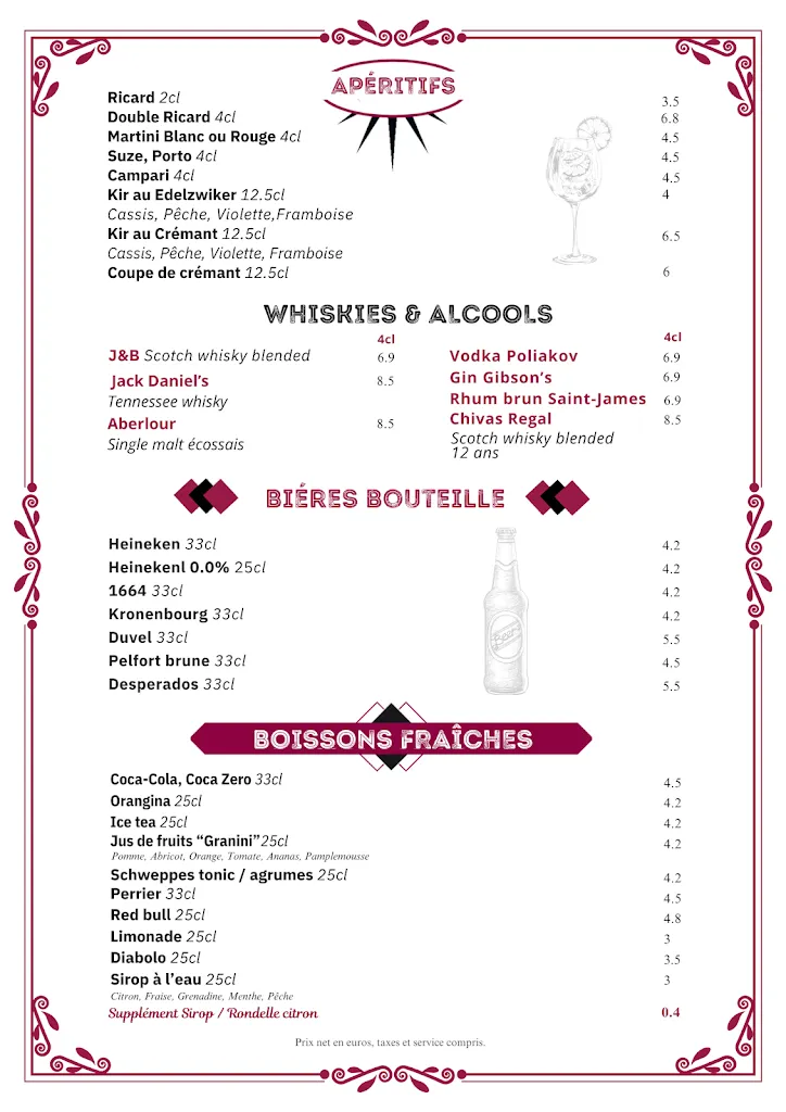 Menu_Café De La Poste_Saint-Louis_image_2