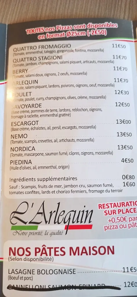 Menu_Pizzeria l’Arlequin_Sierck-les-Bains_image_3