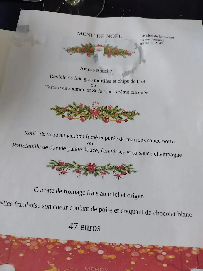 Menu_Clos de la Ravine_Apach_image_1