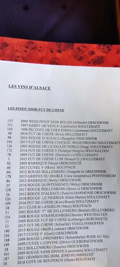 Menu_Hôtel-restaurant Klein_Soultzmatt_image_2