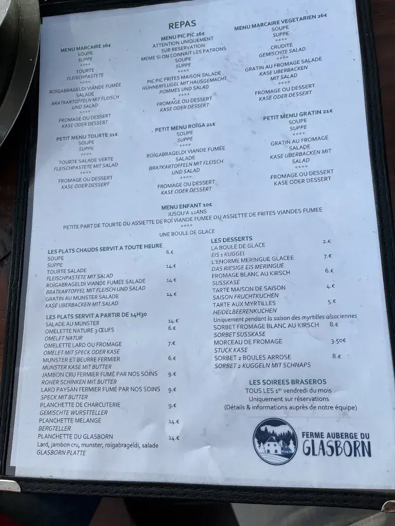 Menu_FERME AUBERGE GLASBORN LINGE_Soultzeren_image_3