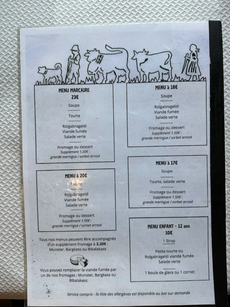 Menu_Ferme Auberge du Lac de Forlet_Soultzeren_image_1