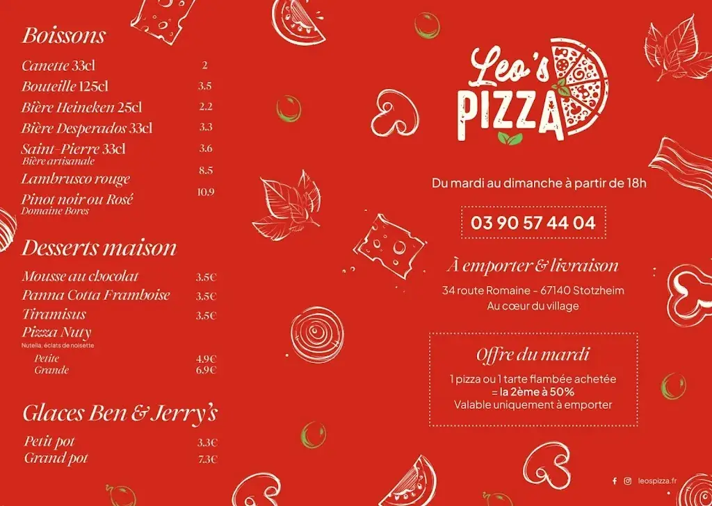 Menu_Léo's Pizza_Stotzheim_image_2