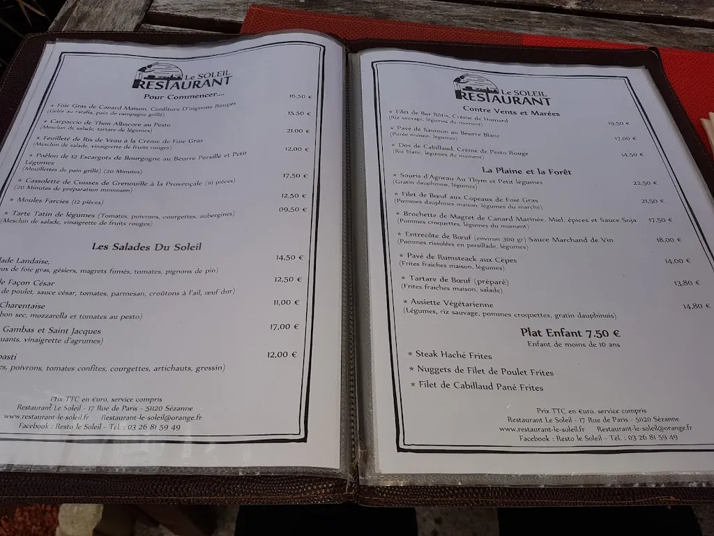 Menu_Le Restaurant le Soleil_Sézanne_image_3