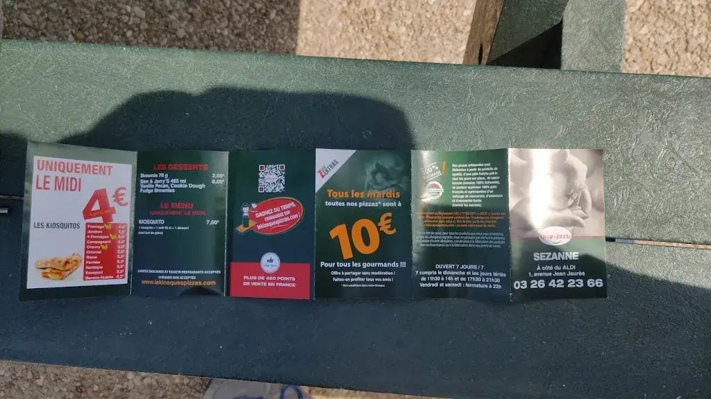 Menu_Le Kiosque à Pizzas de Sézanne_Sézanne_image_1