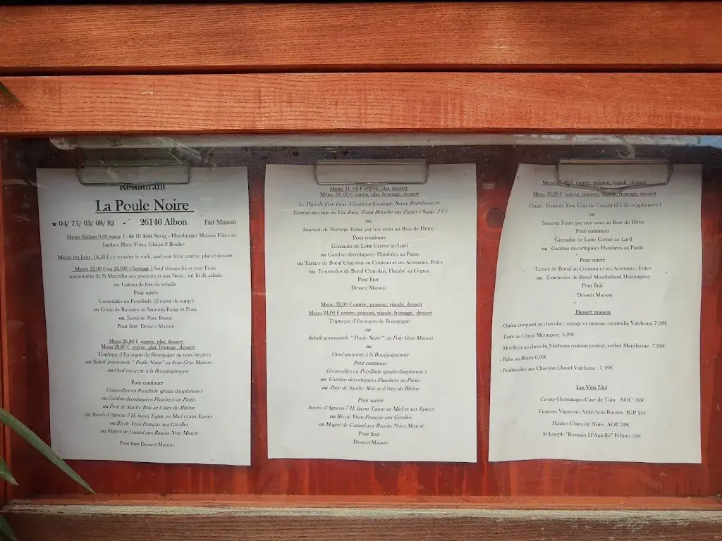 Menu_La Poule Noire_Albon_image_3