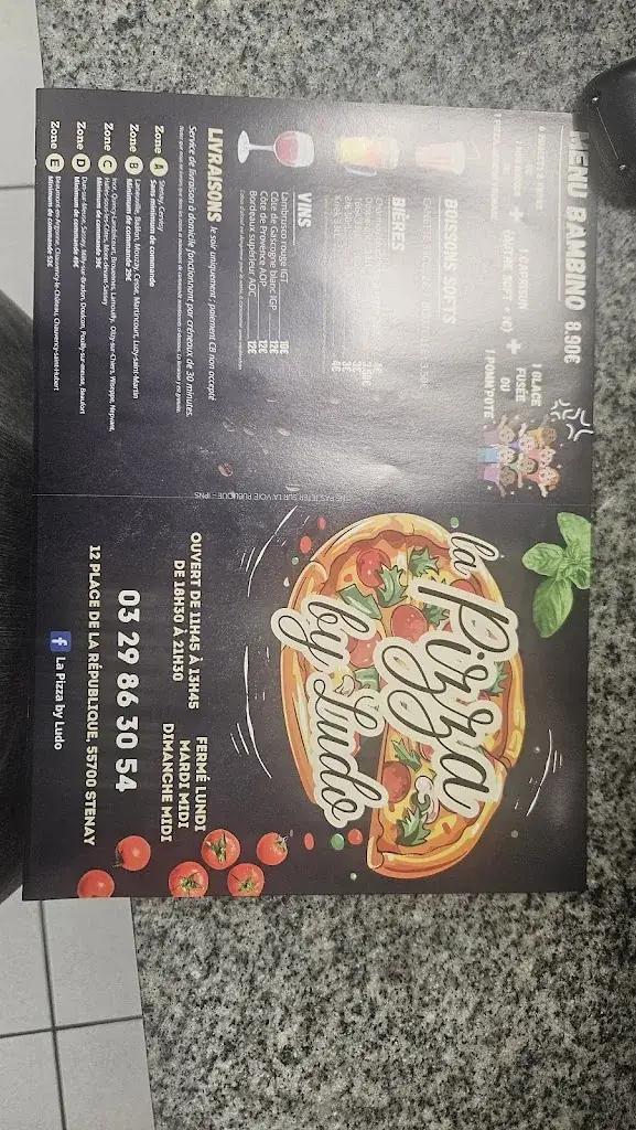 Menu_La Pizza de Stenay By Ludo_Stenay_image_2