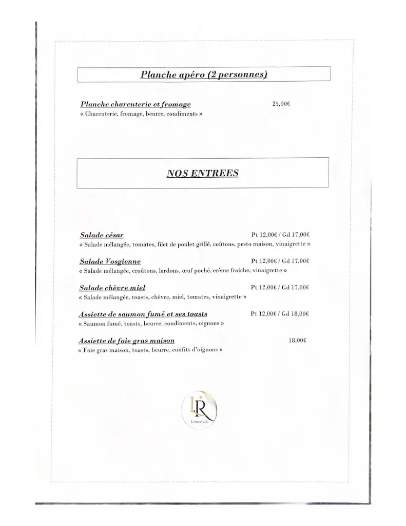 Menu_BRASSERIE RESTAURANT chez DOM suivre Hôtel Campanile_Talange_image_1