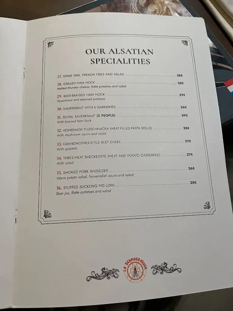 Menu_Restaurant Alsacien Strasbourg Schnockeloch - Tarte flambée Flammekueche_Strasbourg_image_3