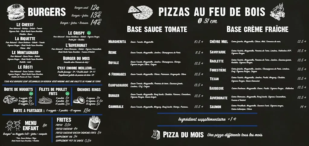 Menu_La Fabrique De Charley Restaurant et distributeur à pizzas_Suippes_image_1