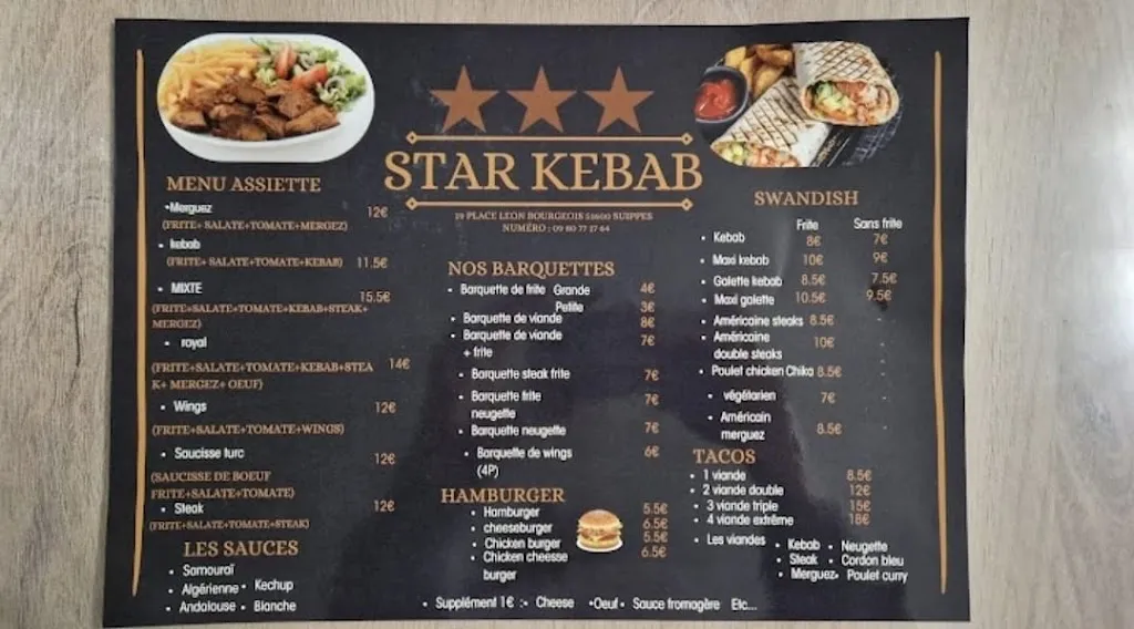 Menu_Star Kebab_Suippes_image_1