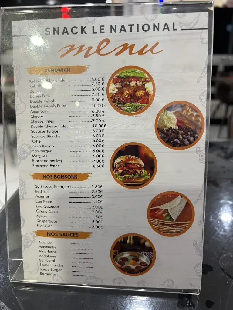 Menu_Snack le national_Tressange_image_3